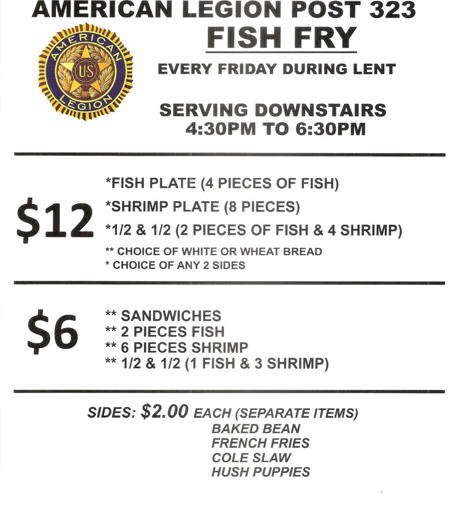 American Legion Post 323 Fish Fry Wentzville American Legion